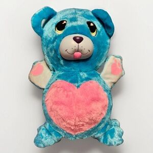HTF Vintage 2008 Fur Berries Blue Blueberry Roll Up Bear Ball Pets Plush Toy